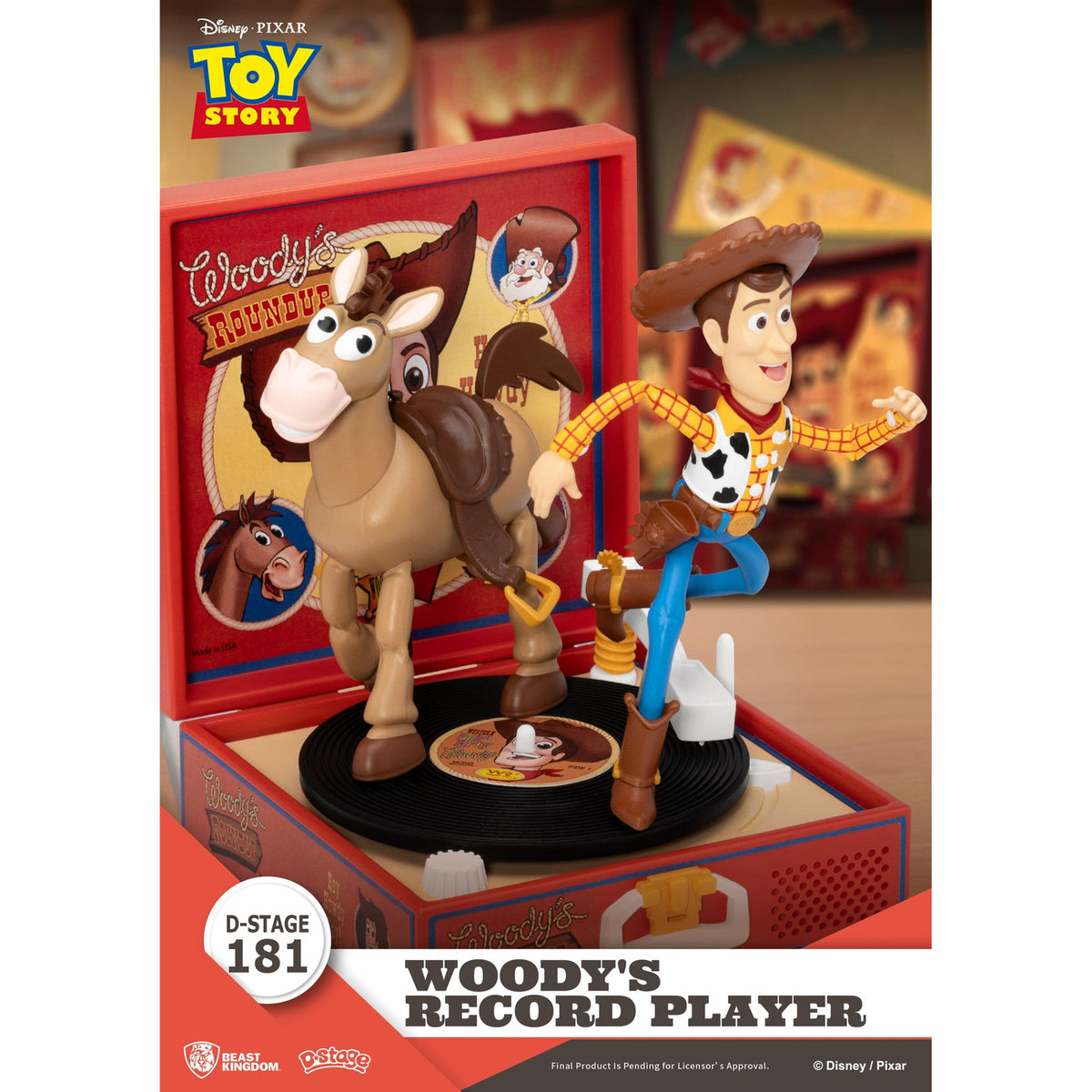 Imagen del producto Figura de PVC Toy Story Record Player Series Woody's Record
