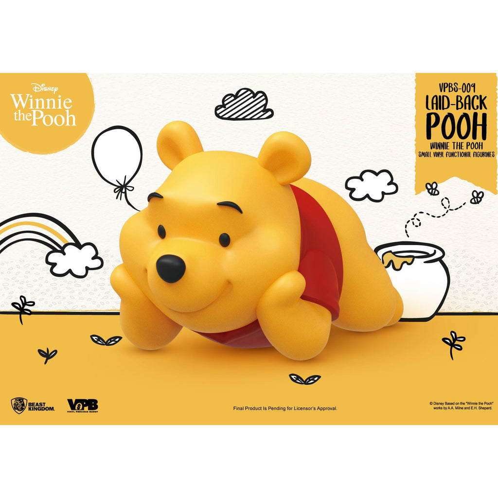 Imagen del producto Winnie the Pooh Hucha pequeña de vinilo Winnie tumbado 17 cm