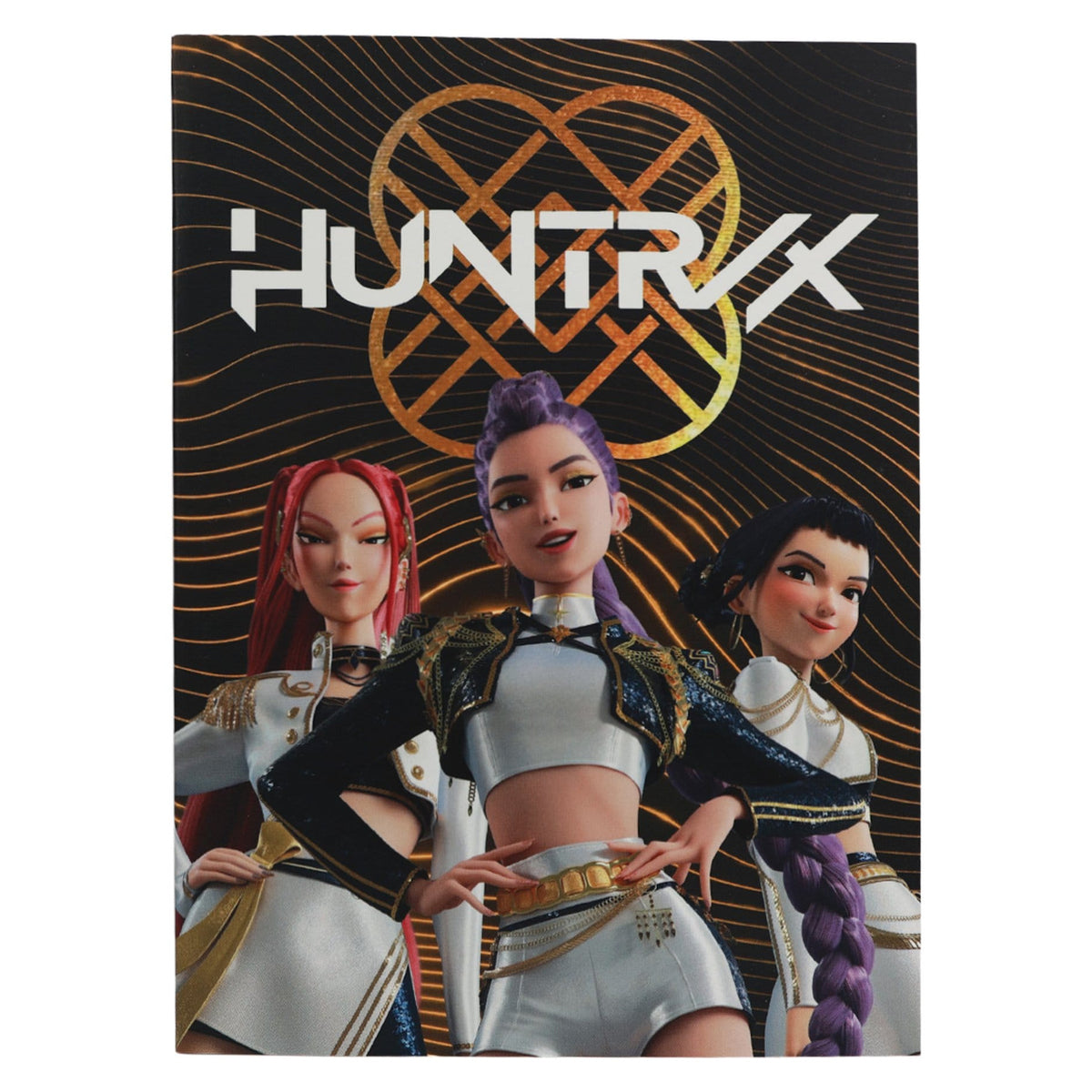 Imagen del producto Set de papelería KPop Demon Hunters Golden, pack de 10