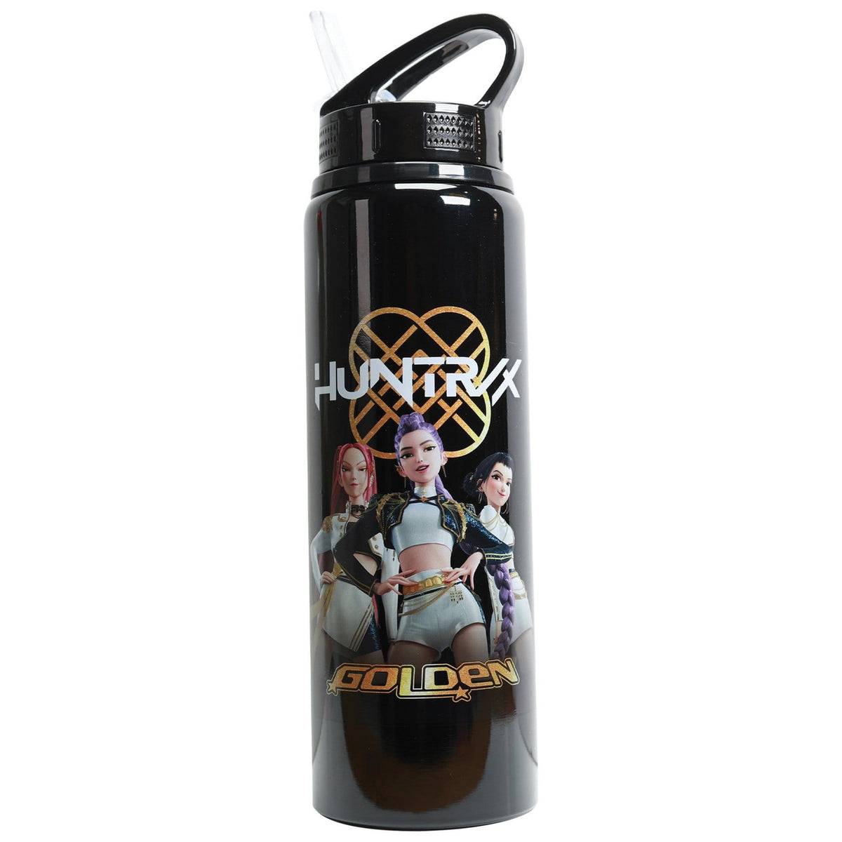 Imagen del producto Botella con tapa abatible KPop Demon Hunters Golden