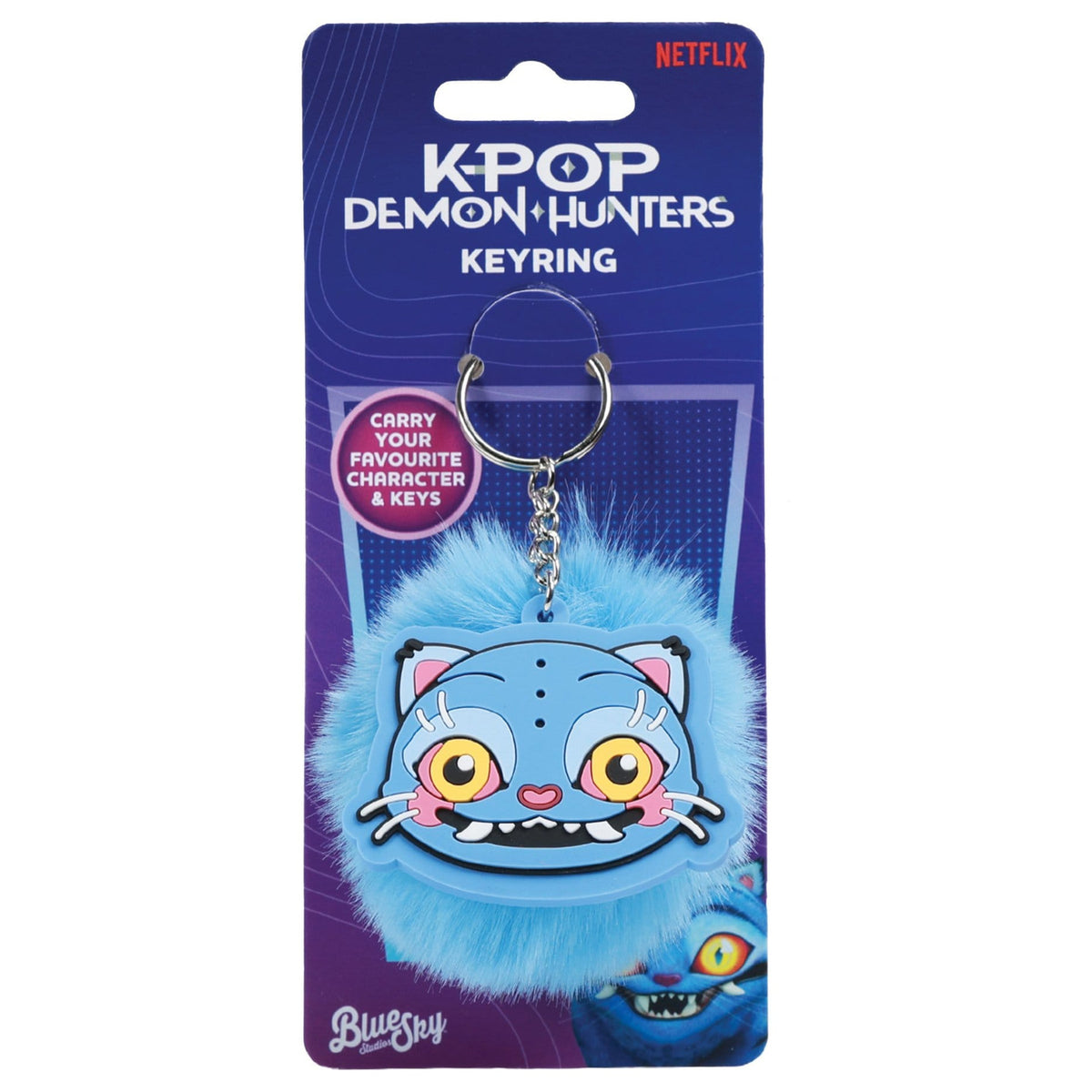 Imagen del producto Llavero con pompón Derpy de KPop Demon Hunters