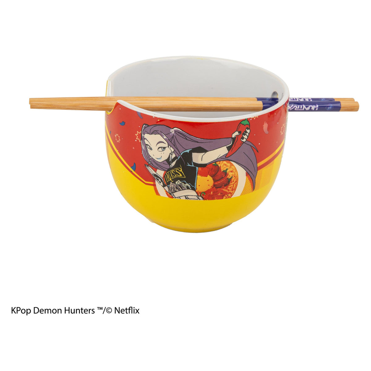 Product image KPop Demon Hunters Ramen Bowl with Chopsticks Mira Spice