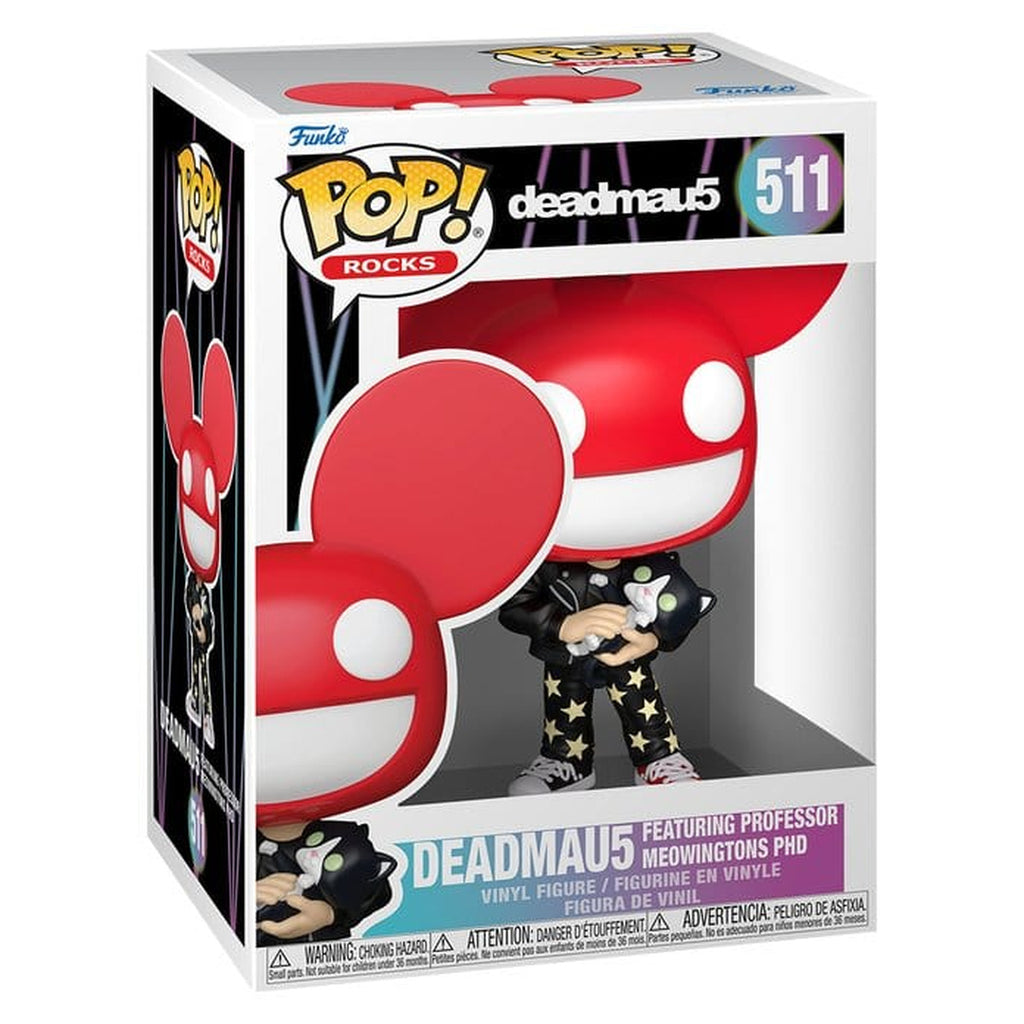 Product image Deadmau5 POP! Rocks Vinyl Figure Deadmau5 with Cat 9 cm