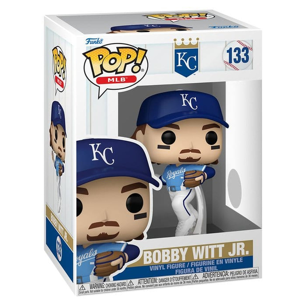 Imagen del producto Figura POP! de vinilo MLB Royals - Bobby Witt Jr 9 cm