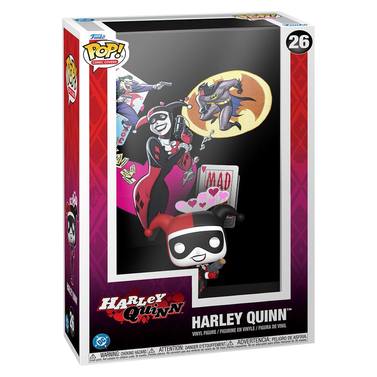 Imagen del producto DC Comics POP! Comic Covers figura de vinilo Harley Quinn 9 cm