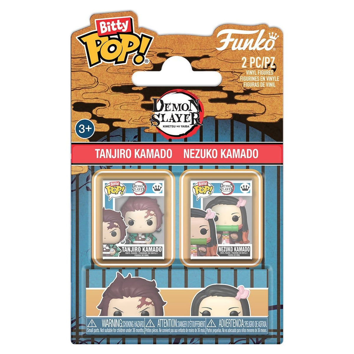 Imagen del producto Demon Slayer: Kimetsu no Yaiba - Pack de 2 figuras POP! de vinilo