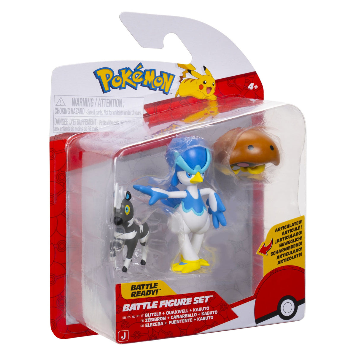 Produktbild Pokémon Battle Figure Actionfiguren 3er-Pack Elezeba,