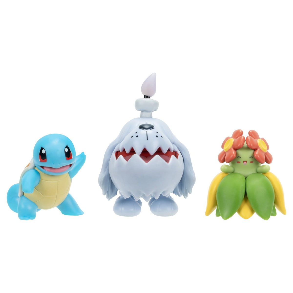 Produktbild Pokémon Battle Figure Actionfiguren 3er-Pack Schiggy, Gruff