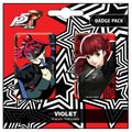 Produktbild Persona 5 Royal Ansteck-Buttons Doppelpack Violet / Kasumi