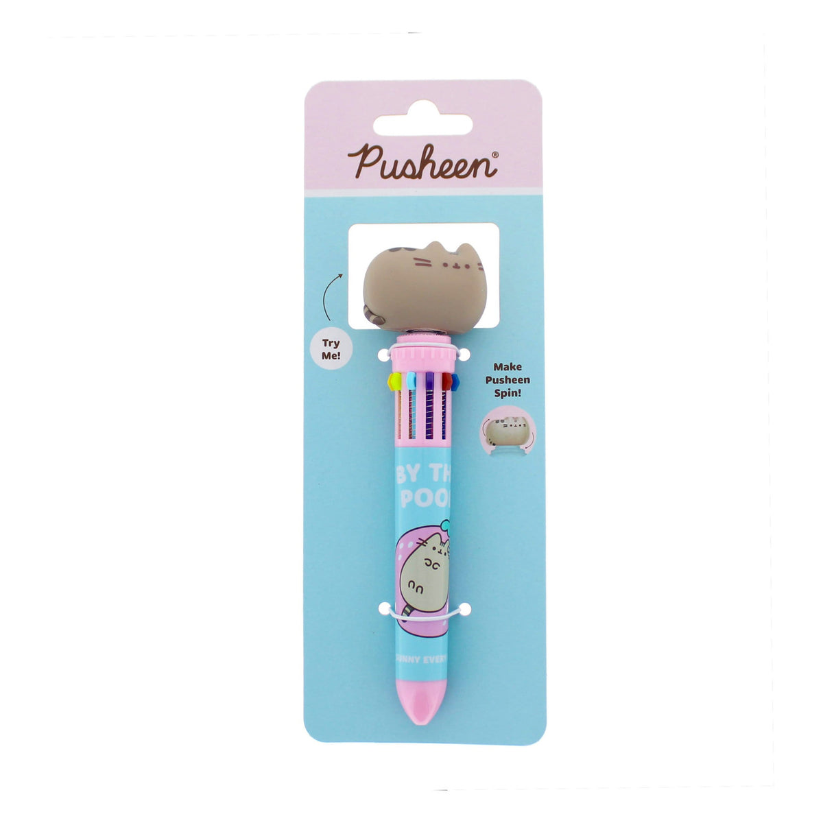 Produktbild Pusheen Mehrfarbiger Stift Spinny By The Pool Blau