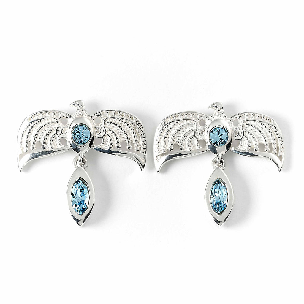 Imagen del producto Harry Potter - Pendientes de botón con cristales de la diadema de Ravenclaw