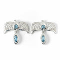 Imagen del producto Harry Potter - Pendientes de botón con cristales de la diadema de Ravenclaw
