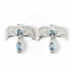 Imagen del producto Harry Potter - Pendientes de botón con cristales de la diadema de Ravenclaw