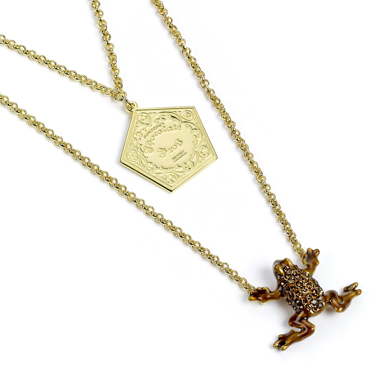 Imagen del producto Harry Potter - Collar de rana de chocolate con cristales
