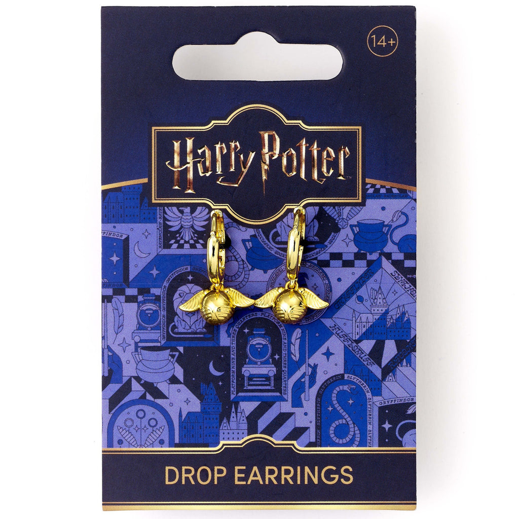 Imagen del producto Harry Potter - Pendientes Snitch Dorada