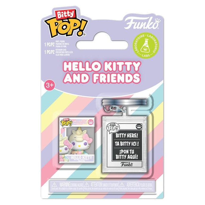 Imagen del producto Sanrio - Hello Kitty Funko Bitty Pop y colgante charm de acrílico