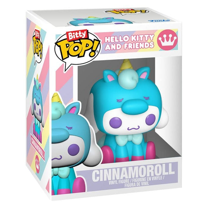 Imagen del producto Sanrio - Funko Bitty Pop y colgante charm de acrílico de Cinnamoroll