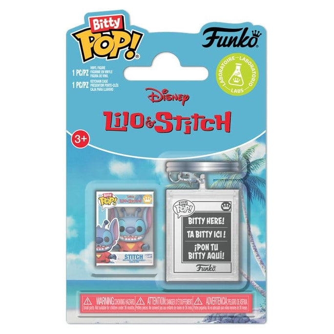 Imagen del producto Colgante Stitch Funko Bitty Pop y charm de acrílico - Lilo & Stitch