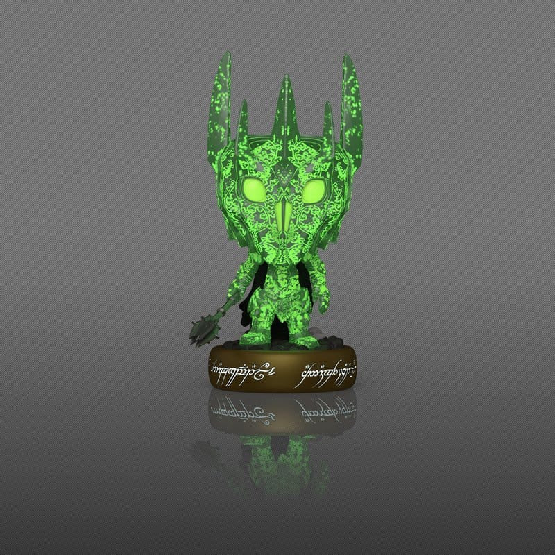 Imagen del producto El Señor de los Anillos - Figura Funko Pop de Sauron con maza que brilla en la oscuridad