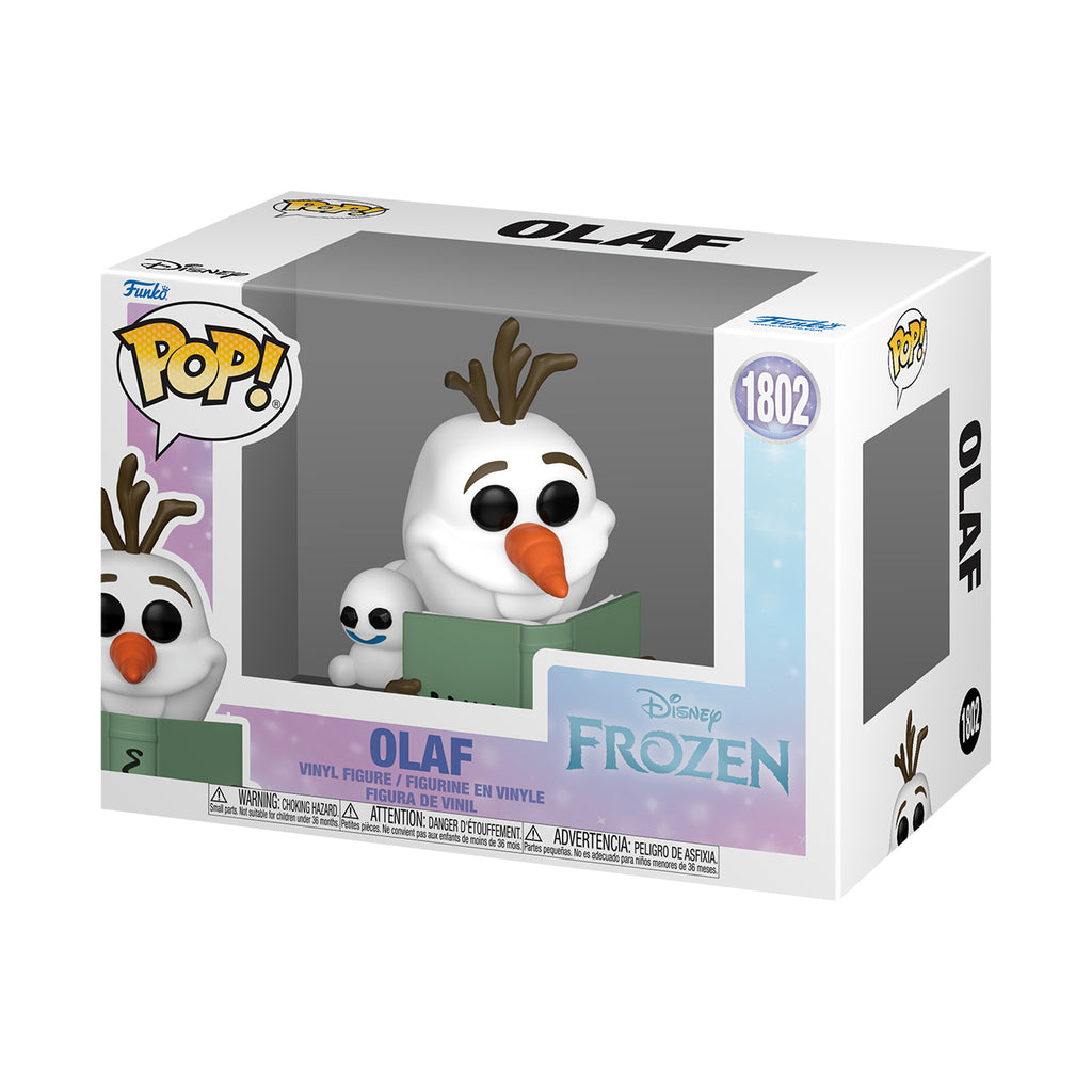 Imagen del producto Frozen - Figura Funko Pop de Olaf con libro