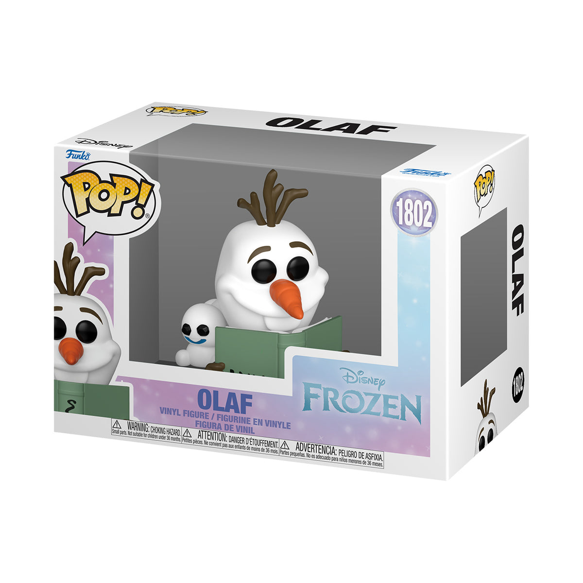 Imagen del producto Frozen - Figura Funko Pop de Olaf con libro