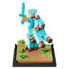 Product image Minecraft - Diamond Armor Steve on Horse Figure