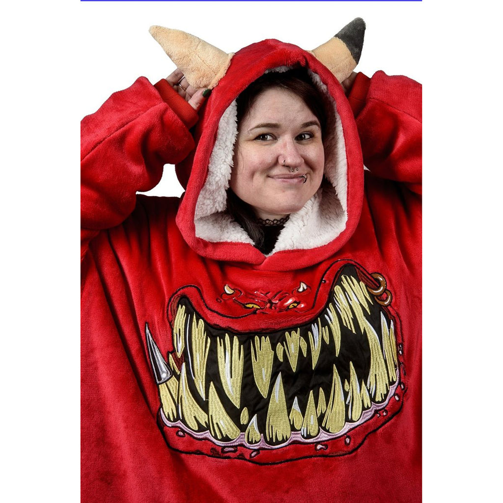 Imagen del producto Warhammer 40.000 - Sudadera con capucha oversize Squig rojo
