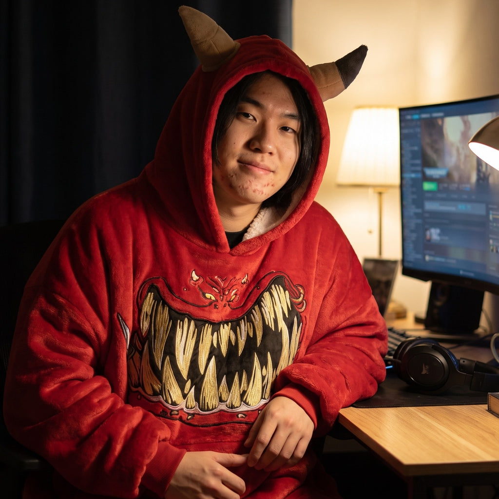 Imagen del producto Warhammer 40.000 - Sudadera con capucha oversize Squig rojo