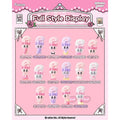 Imagen del producto Esther Bunny - Expositor de 6 figuras sorpresa Bunny Face Little Vlog