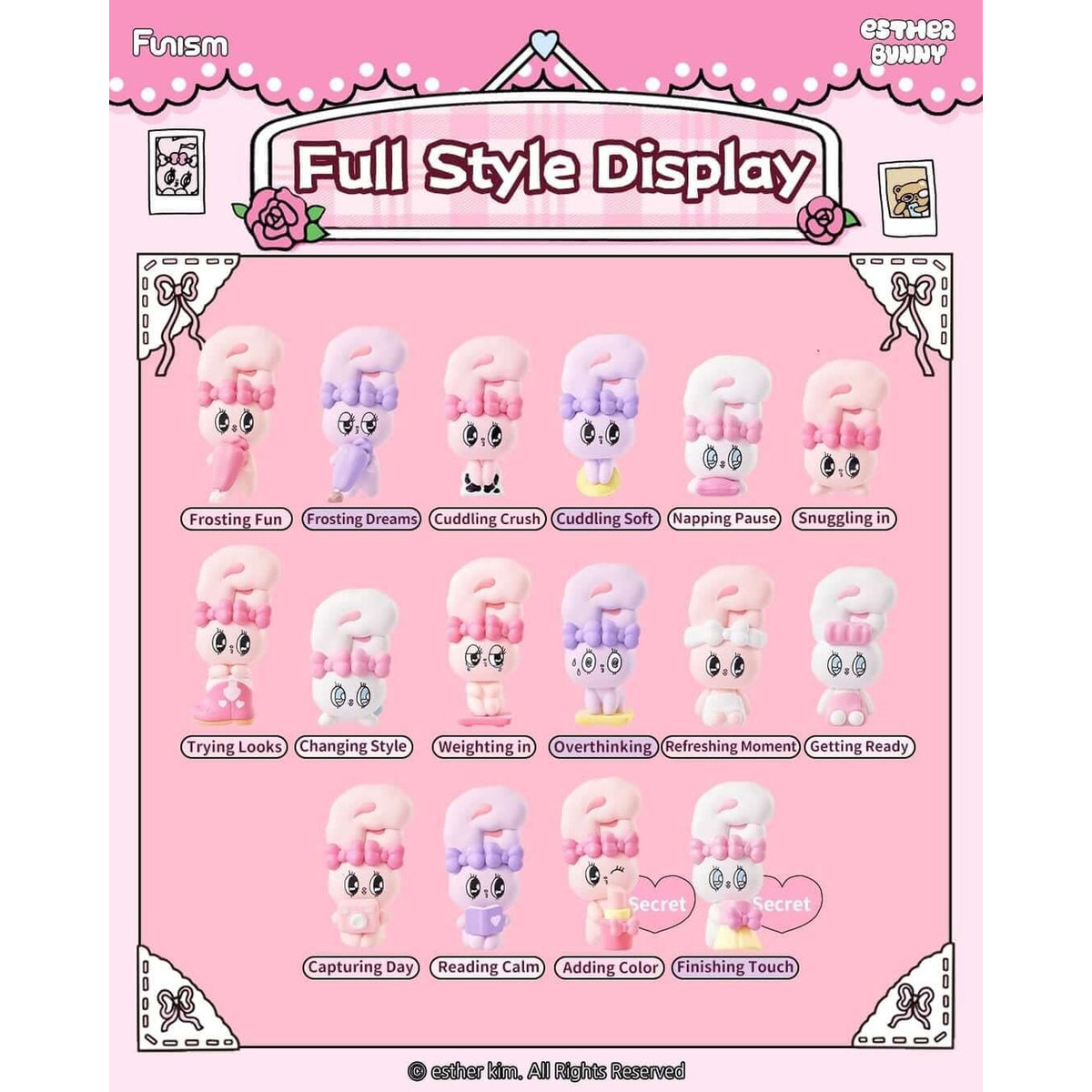 Product image Esther Bunny - Bunny Face Little Vlog Mystery Figures 6-Pack Display
