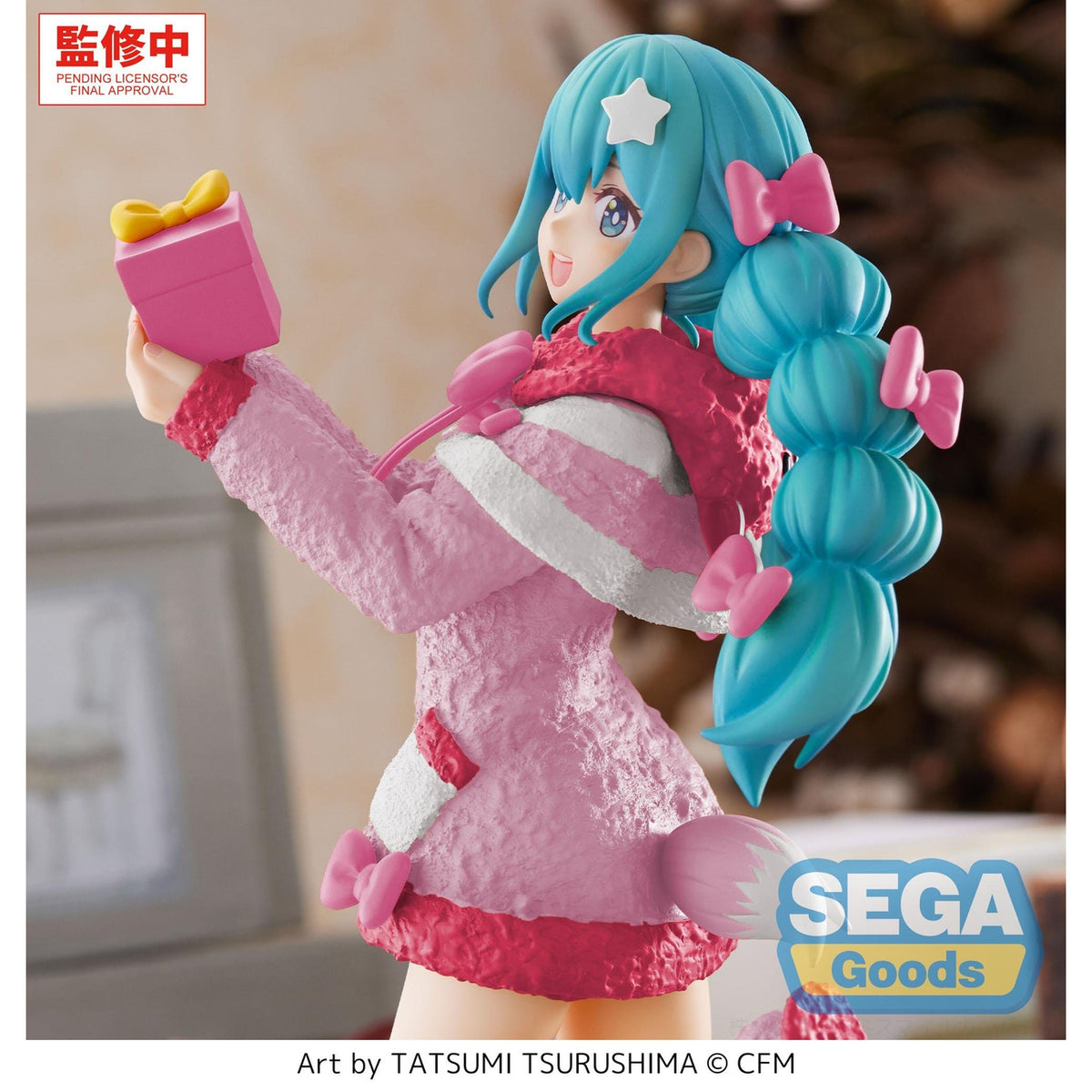 Imagen del producto Hatsune Miku - Figura navideña Mokomoko