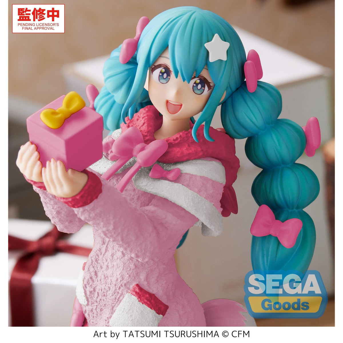 Imagen del producto Hatsune Miku - Figura navideña Mokomoko