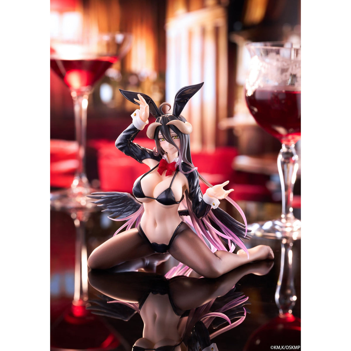 Imagen del producto Overlord - Figura Moflock de Albedo versión traje de conejita inverso