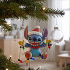 Imagen del producto Adorno para árbol de Navidad de Stitch con guirnalda de luces - Lilo & Stitch