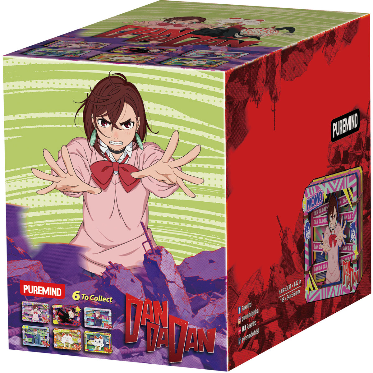 Imagen del producto Dandadan - Expositor de 6 mini cuadros de madera sorpresa Signal Intrusion