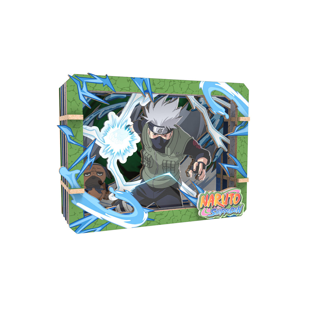 Product image Naruto - Ninjutsu Ultimate Arts Wooden Gallery 3D Mystery Wooden Picture 6-Pack Display