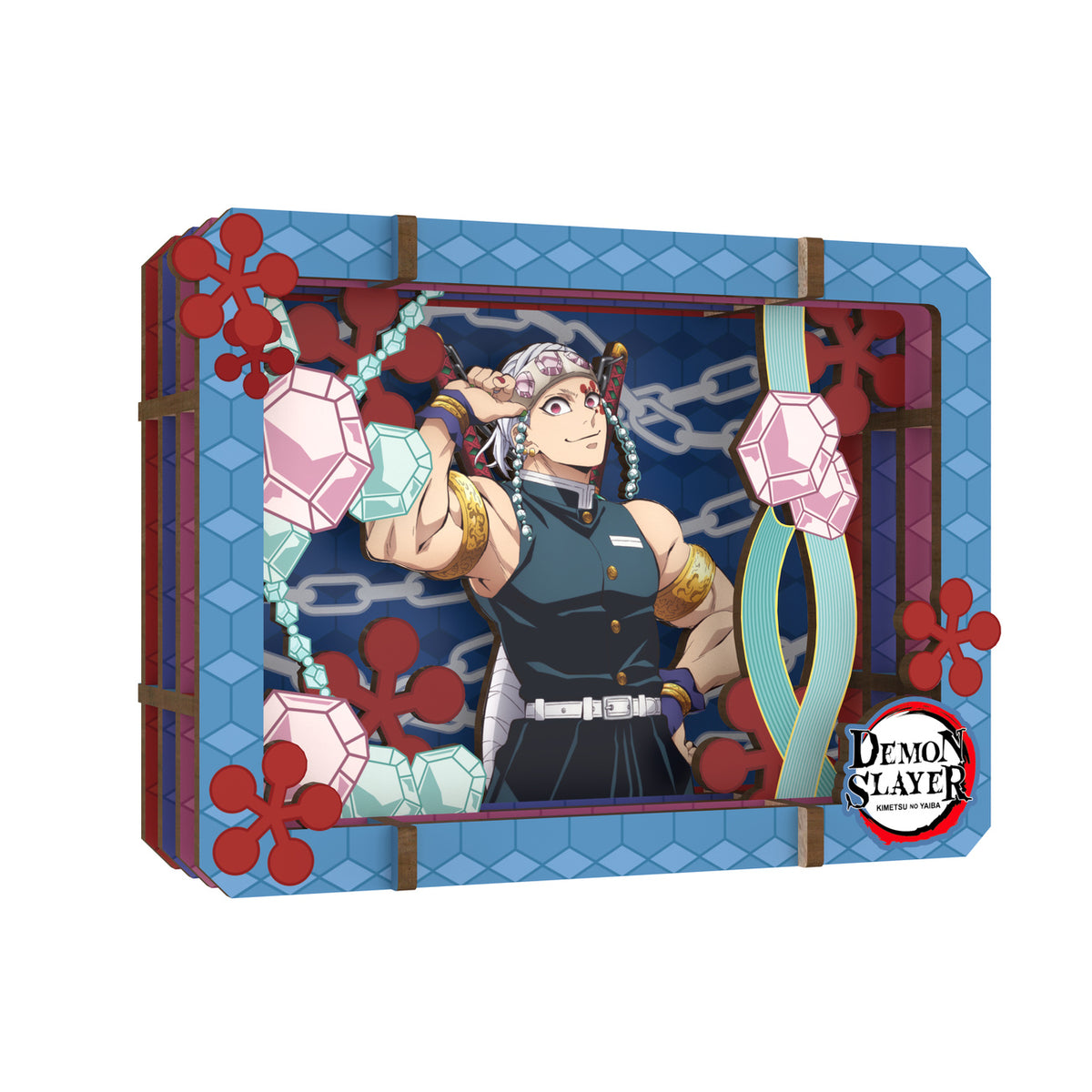 Imagen del producto Demon Slayer - Journey Together Wooden Gallery 3D Mystery Cuadro de madera expositor de 6