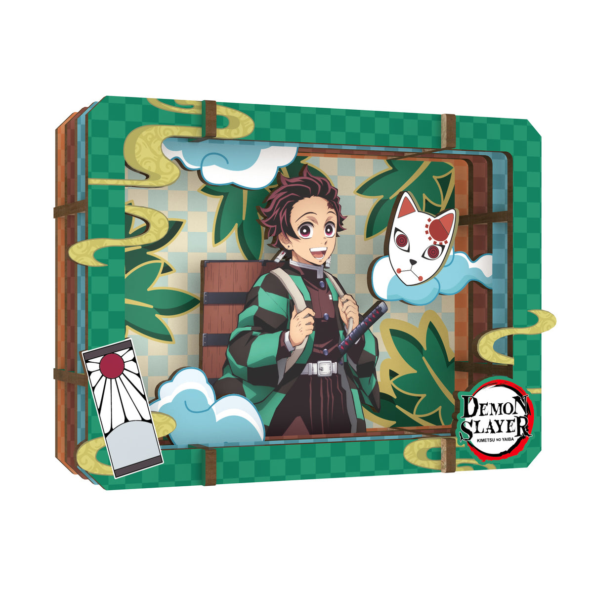 Imagen del producto Demon Slayer - Journey Together Wooden Gallery 3D Mystery Cuadro de madera expositor de 6