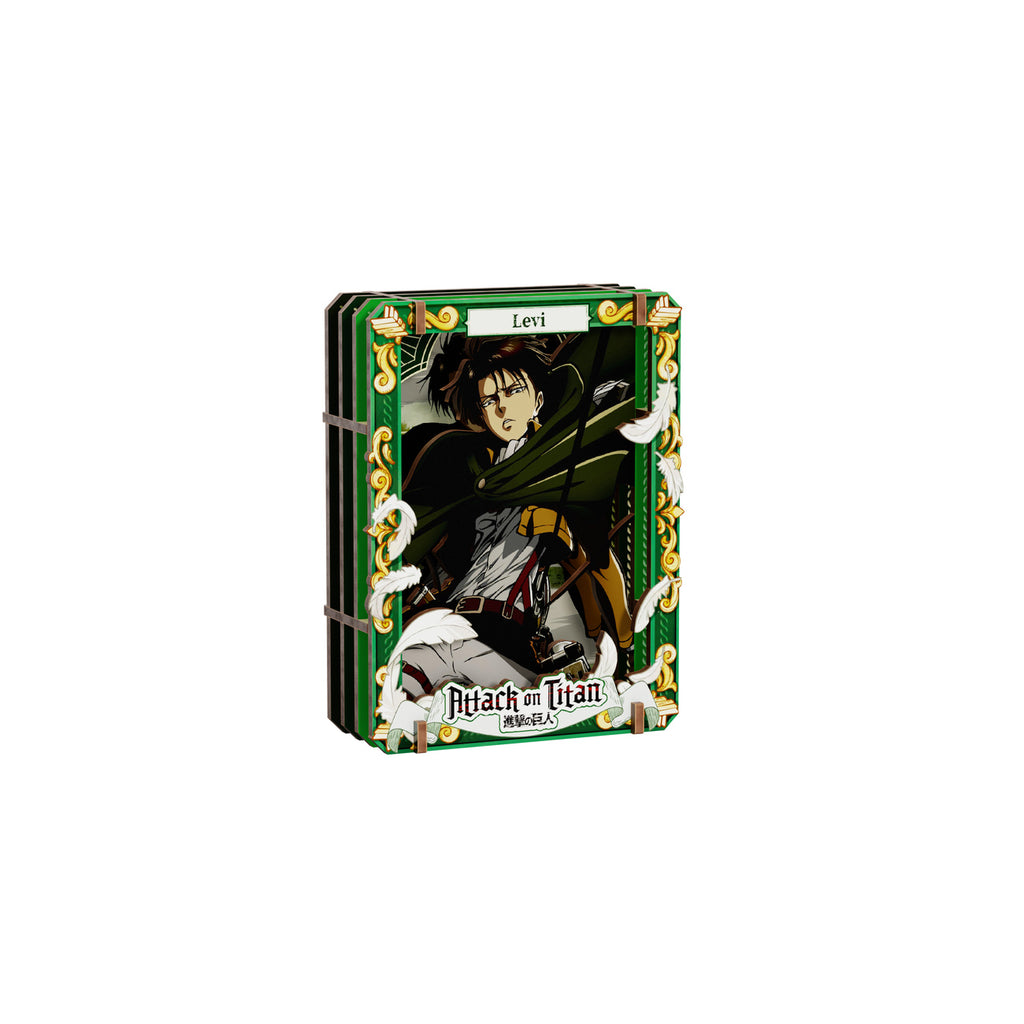 Product image Attack on Titan - Showdown Scenes Wooden Gallery 3D Mystery Wooden Picture 6-Pack Display