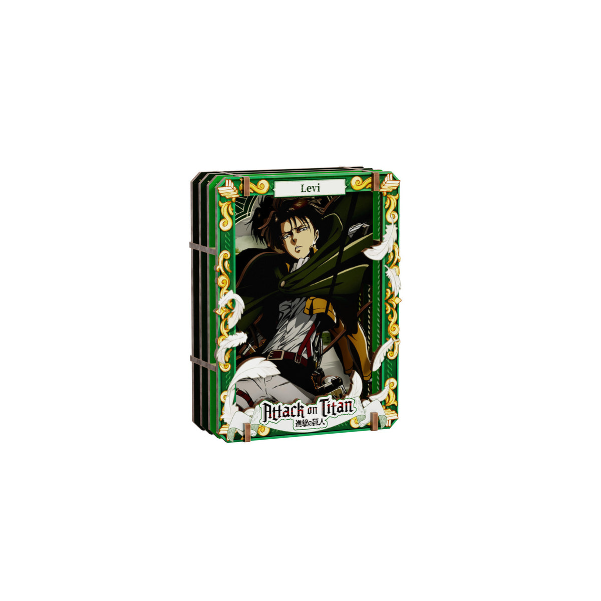 Product image Attack on Titan - Showdown Scenes Wooden Gallery 3D Mystery Wooden Picture 6-Pack Display
